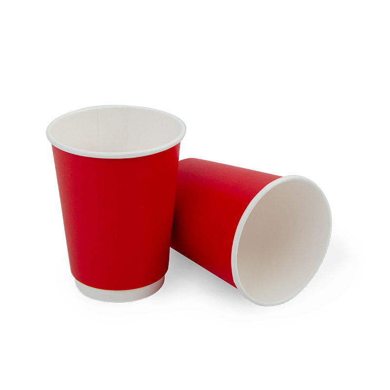 товар Бумажный двухслойный стакан 350 мл красный STDR035