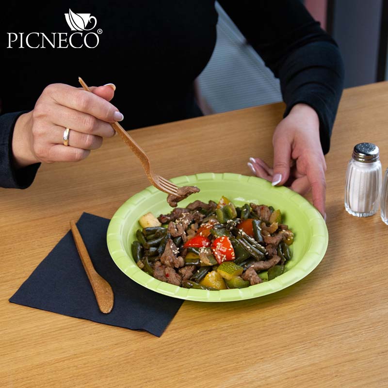 товар Тарелка одноразовая плоская 230 мм зеленая TL030Z