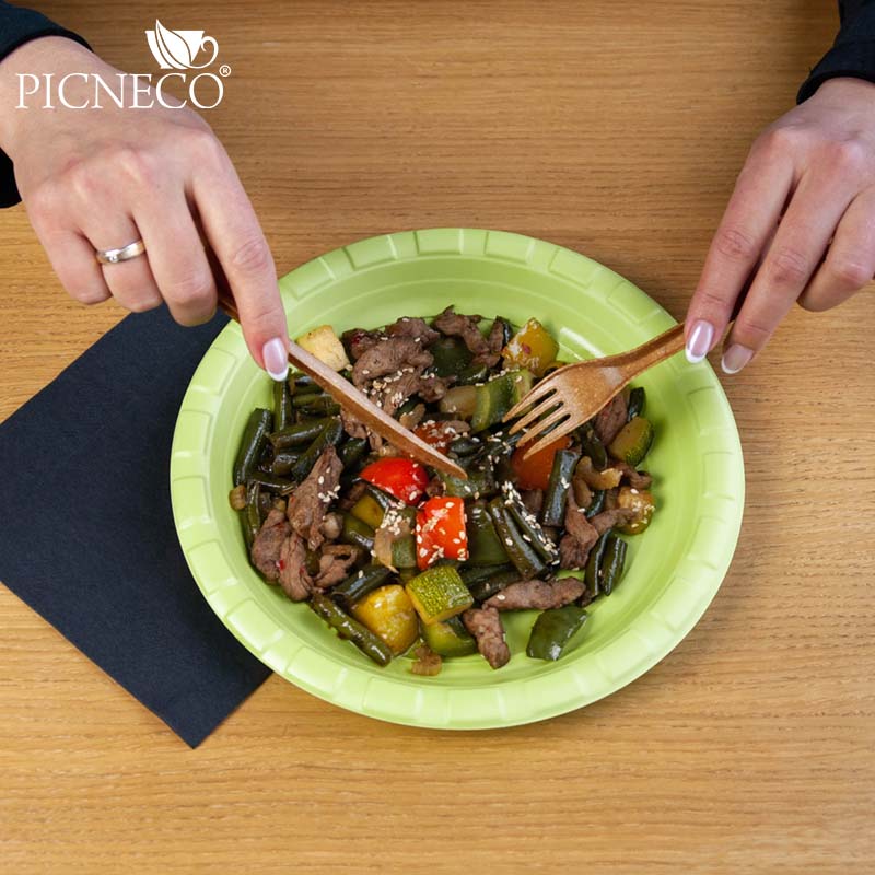 товар Тарелка одноразовая плоская 230 мм зеленая TL030Z