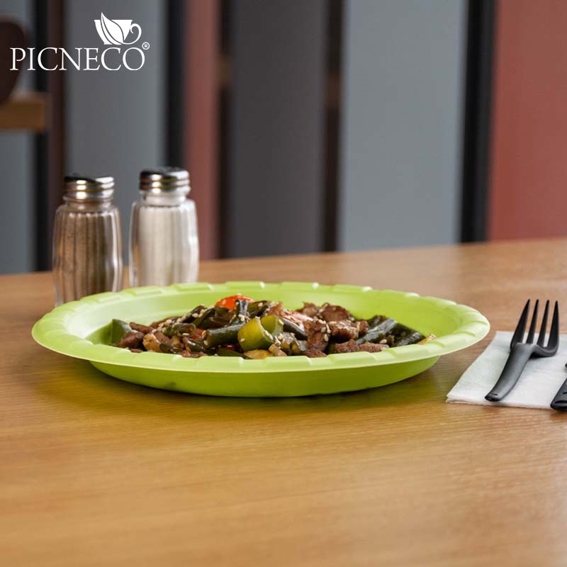 товар Тарелка одноразовая плоская 230 мм зеленая TL030Z