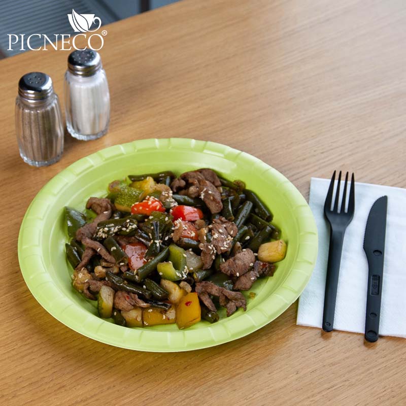 товар Тарелка одноразовая плоская 230 мм зеленая TL030Z