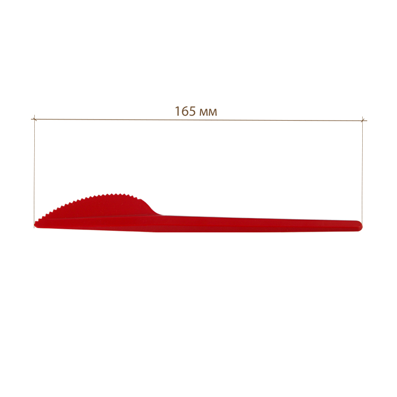 Нож столовый Премиум 165 мм, красный