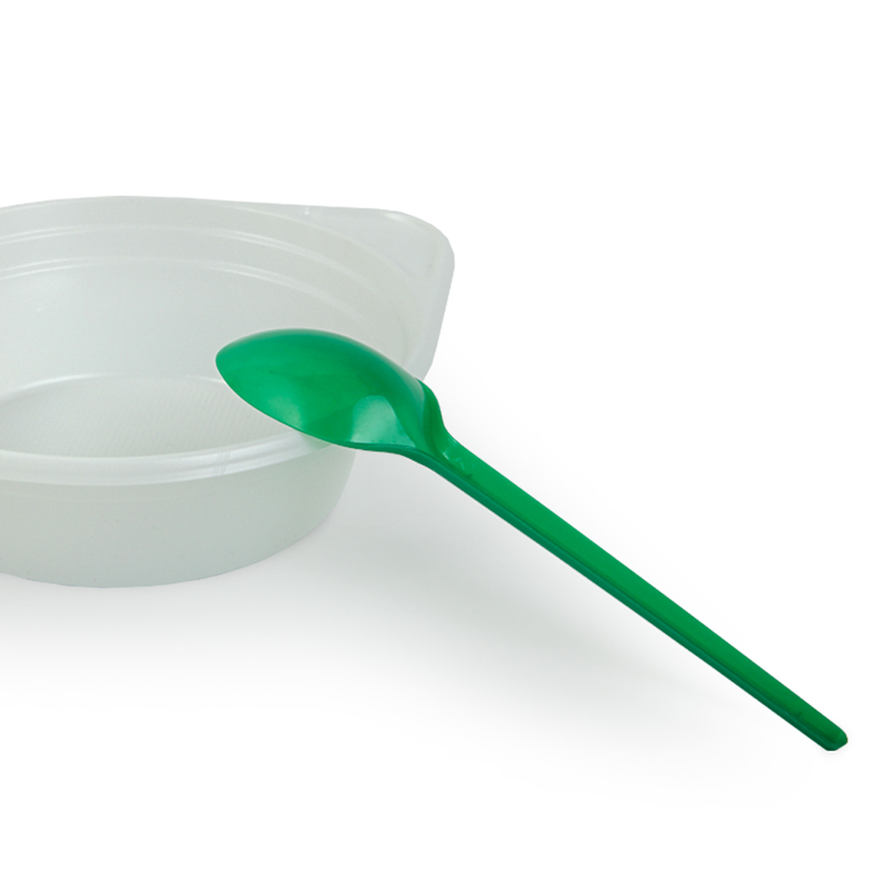 товар Ложка столовая Премиум 165 мм, зеленая SPP401G