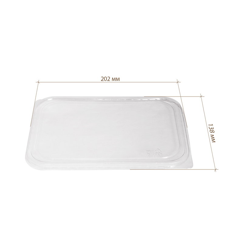 товар Пластиковая крышка к алюминиевому контейнеру ALG004, 202*138 мм (800 мл) ALG004K