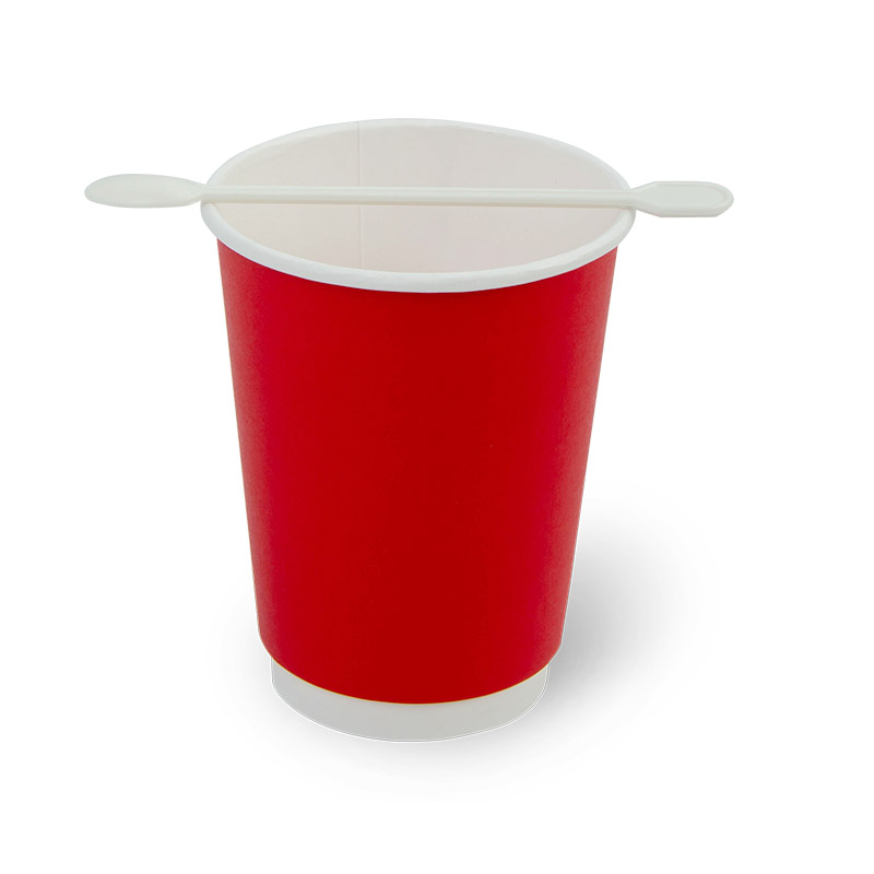 товар Бумажный двухслойный стакан 350 мл красный STDR035
