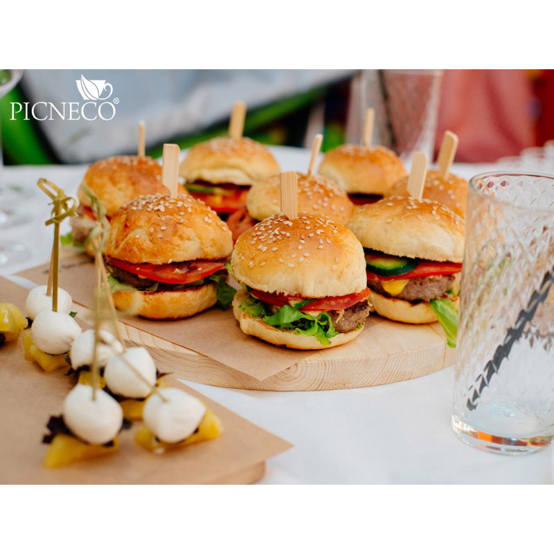 товар Деревянная шпажка для бургеров "Гольф" 90 мм DP244