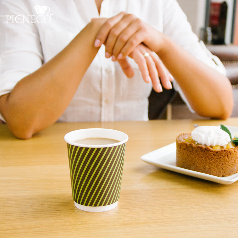 товар Стакан Зеленая полоса, двухслойный, 250 мл (макс. 280 мл) V5-1002