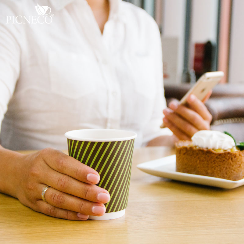 товар Стакан Зеленая полоса, двухслойный, 250 мл (макс. 280 мл) V5-1002