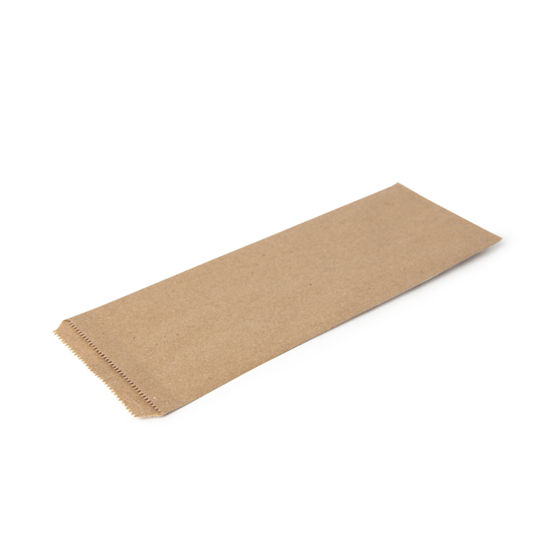 Бумажный конверт/плоский крафт пакет для приборов, 80*220 мм