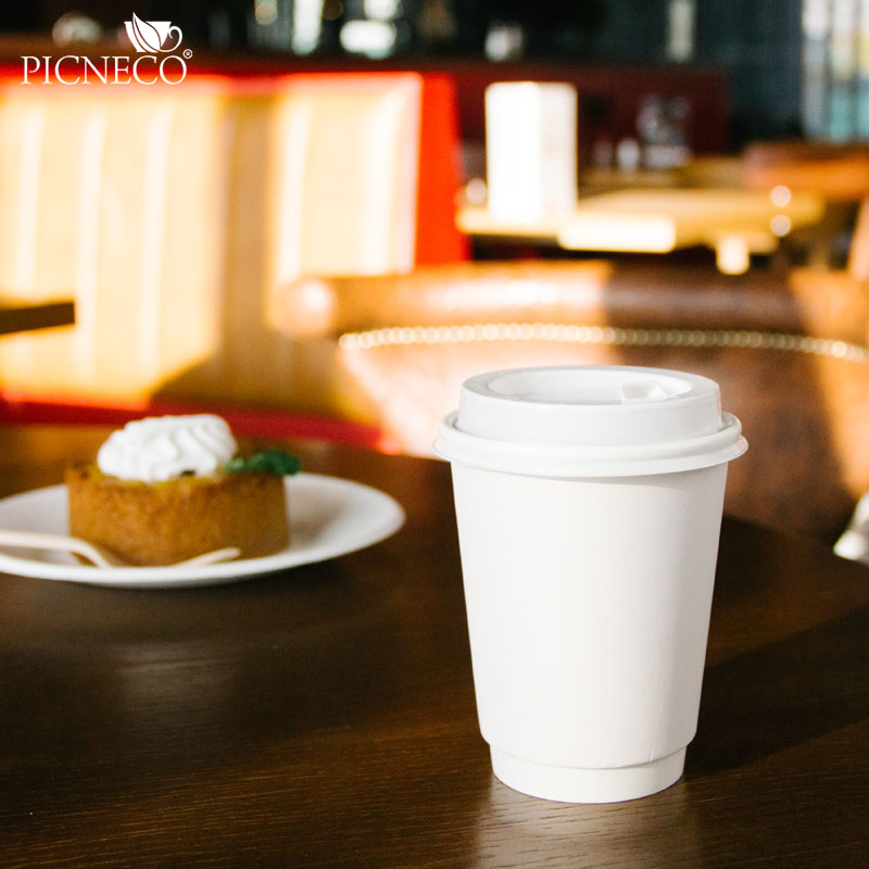 товар Бумажный стакан двухслойный белый 350 мл STDW036