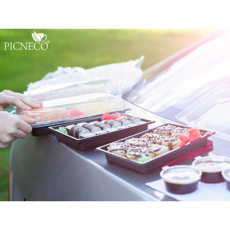 товар Контейнер [дно] для суши ПЭТ, 188*134*25 мм, серия Сп-19 PKS19