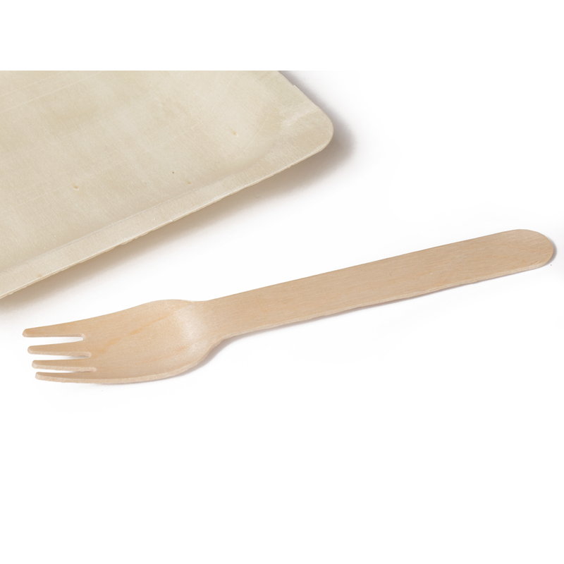 товар Вилка деревянная одноразовая 160 мм DP102