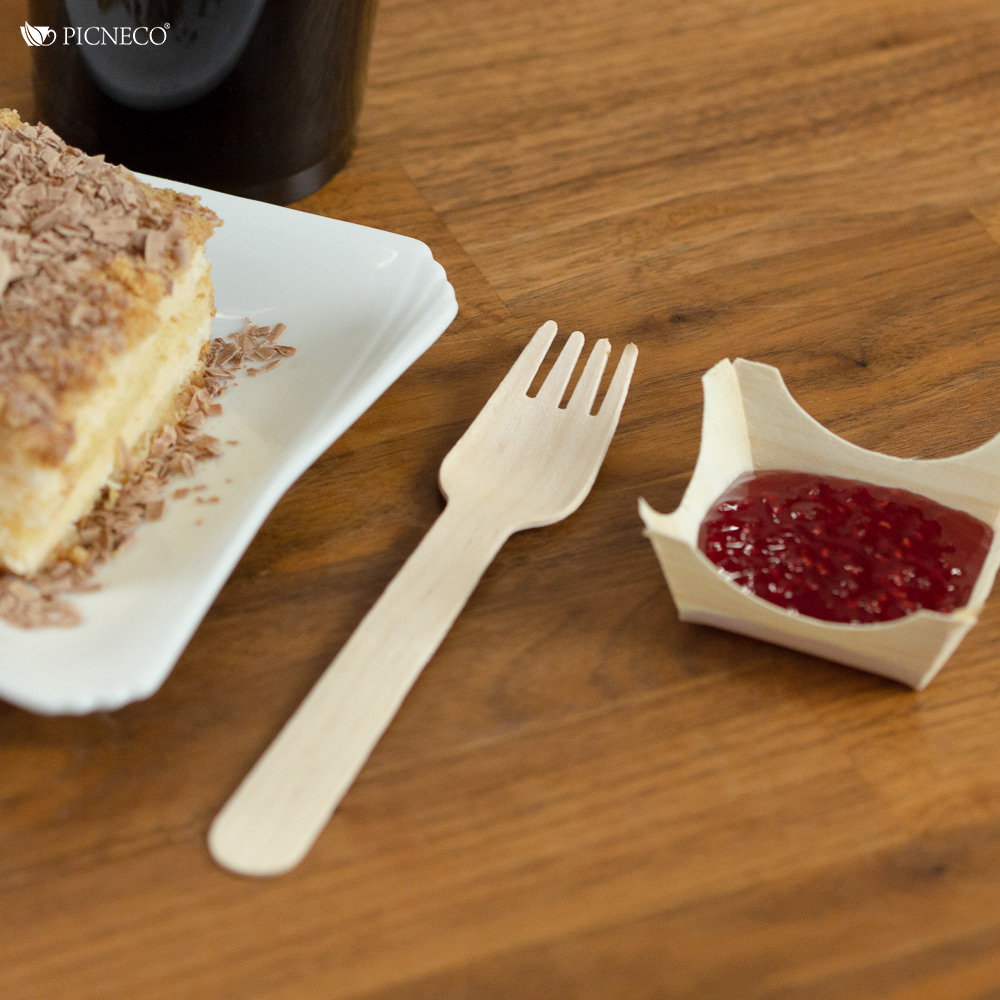 товар Вилка деревянная одноразовая 160 мм DP102