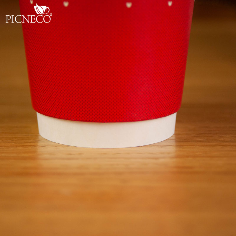 товар Бумажный новогодний стакан с рисунком "Свитер" 350 мл, двухслойный STD325Sw