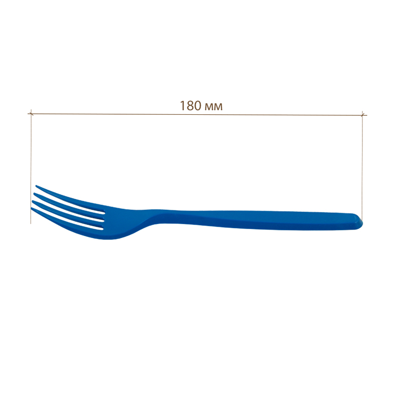товар Вилка столовая Элит 180 мм, синяя SPP502B