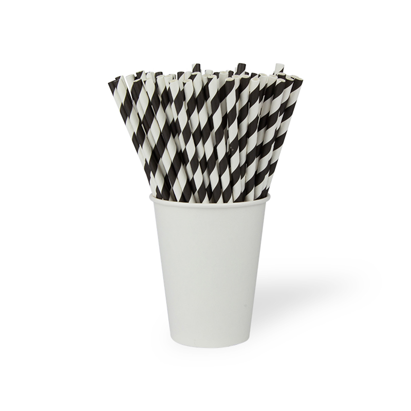 товар Бумажные трубочки Зебра 200*6 мм TB060