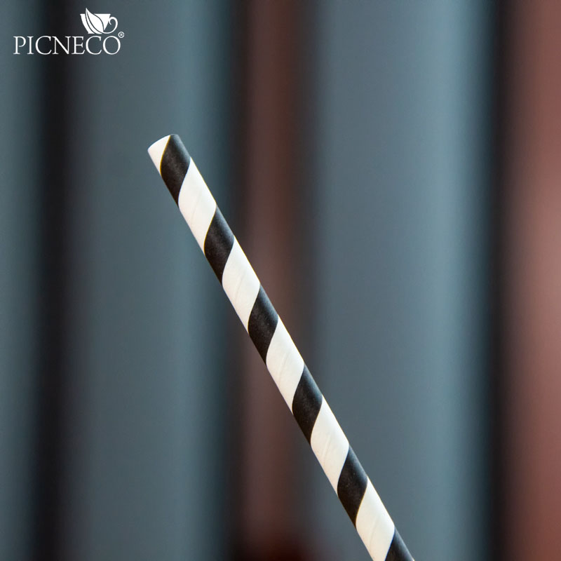 товар Бумажные трубочки Зебра 200*6 мм TB060