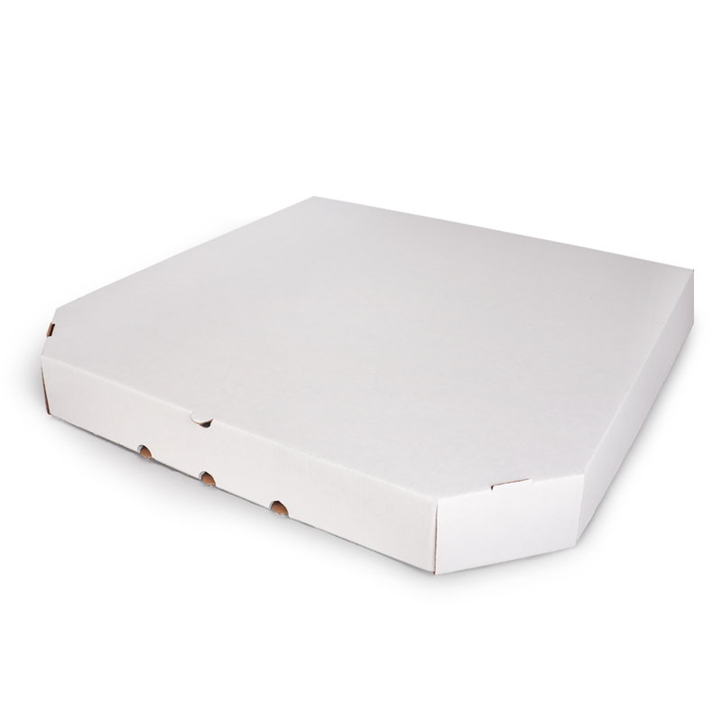 Коробка для пиццы, белая, 420*420*45 мм