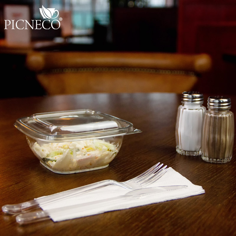 товар Контейнер квадратный ПЭТ, прозрачный, 126х126х52 мм, 375 мл, Сп-1212, [крышка отдельно] PK12123