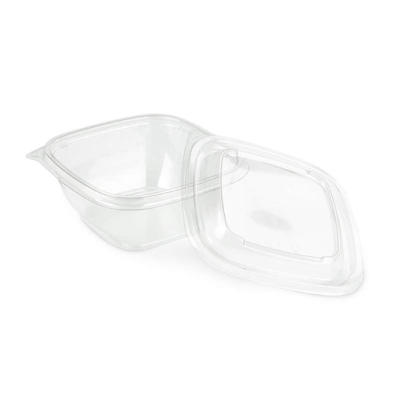 товар Контейнер квадратный ПЭТ, прозрачный, 126х126х52 мм, 375 мл, Сп-1212, [крышка отдельно] PK12123