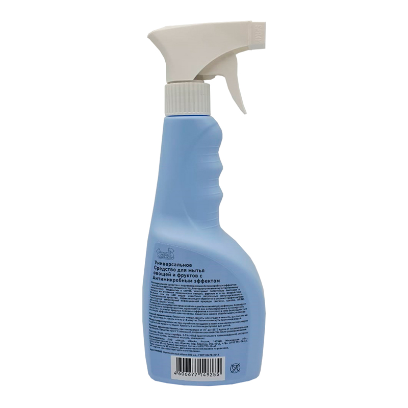 товар Средство для мытья овощей, фруктов и ягод с антимикробным эффектом "Наша мама" 500 мл AG0007