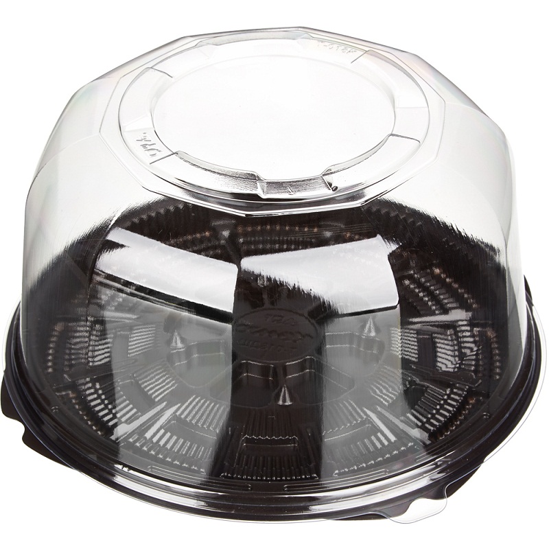 товар Коробка для торта [крышка] круглая прозрачная без ребер, 180*103 мм TRT34781