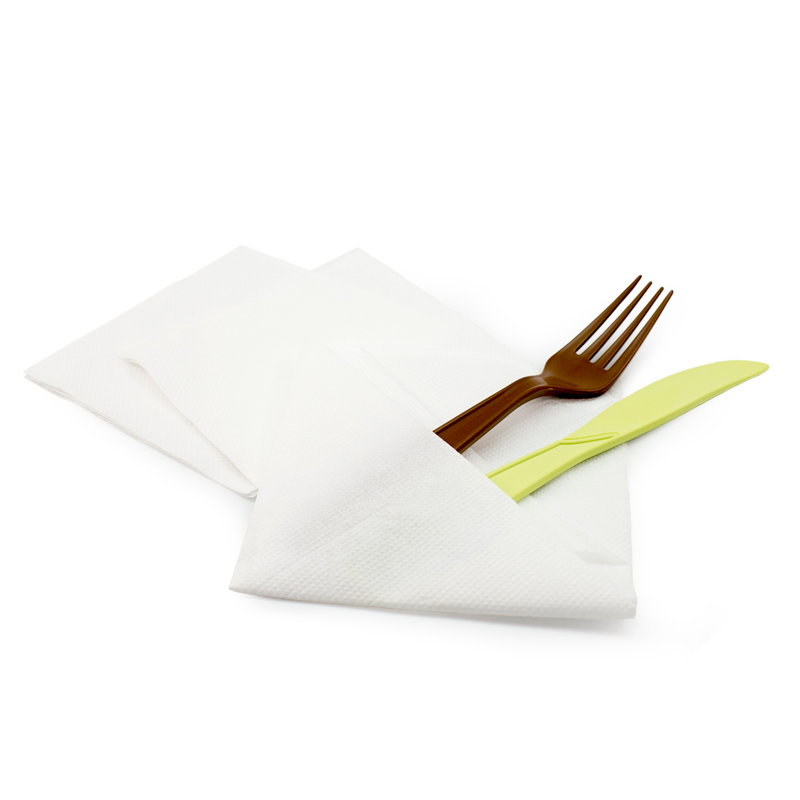 товар Салфетки 24х24 см, 1 слой, белые [100 шт в пачке] SL016