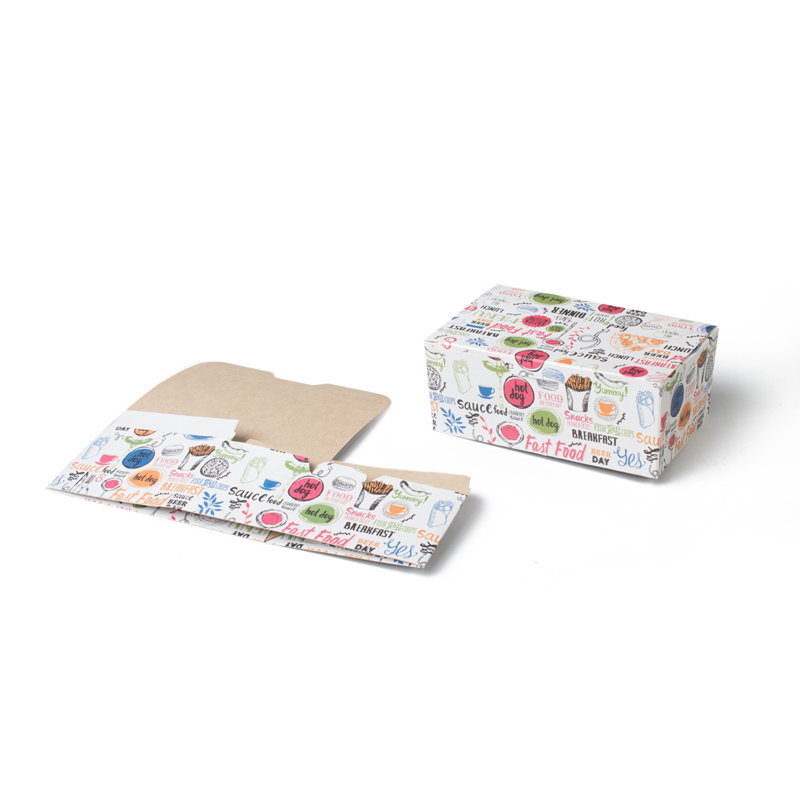 товар Упаковка для фастфуда, малая, с рисунком BK007D