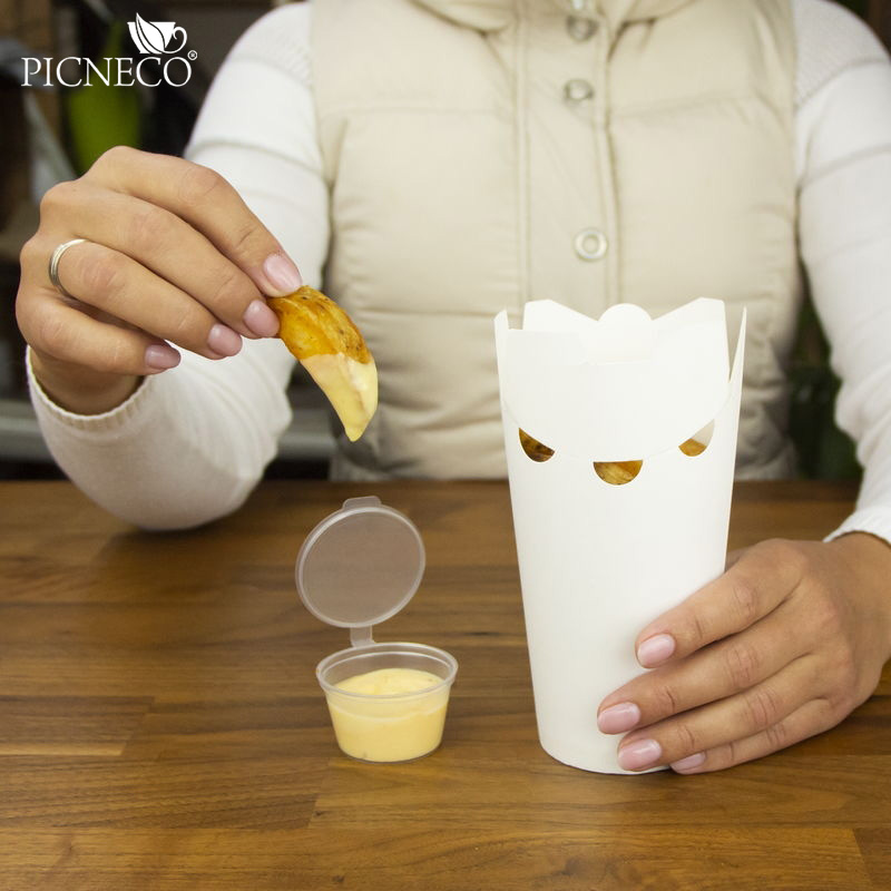 товар Упаковка для снеков, чипсов, наггетсов и картофеля фри, 450 мл BK009