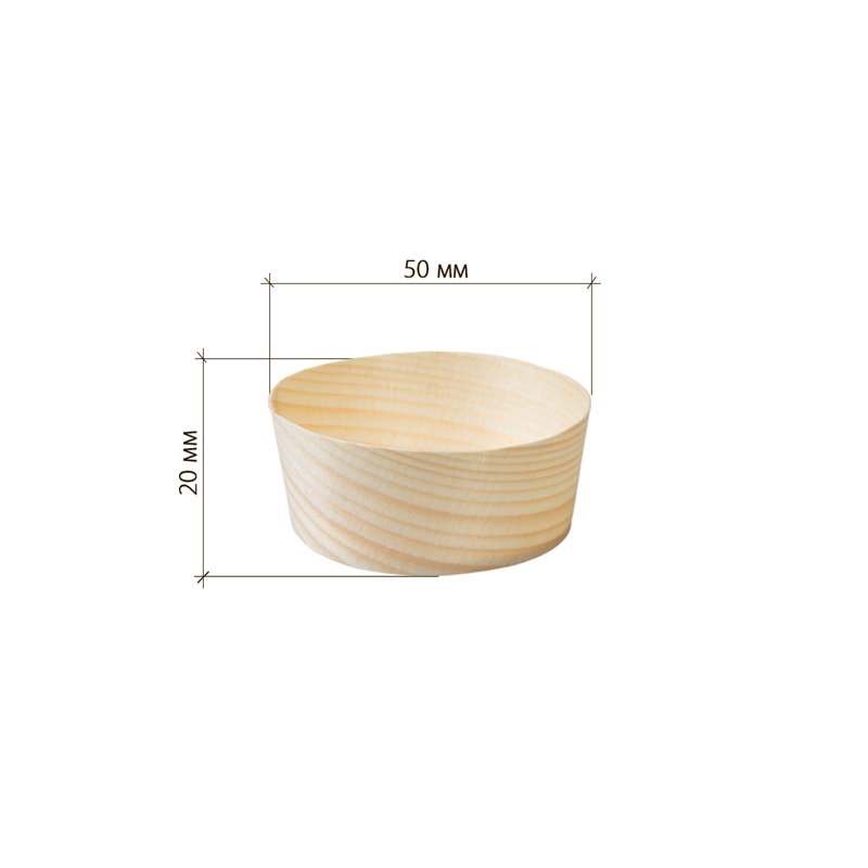 товар Деревянный стакан из шпона 50*20 мм DP208