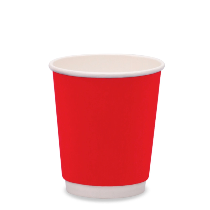 товар Бумажный двухслойный стакан 250 мл красный STDR025