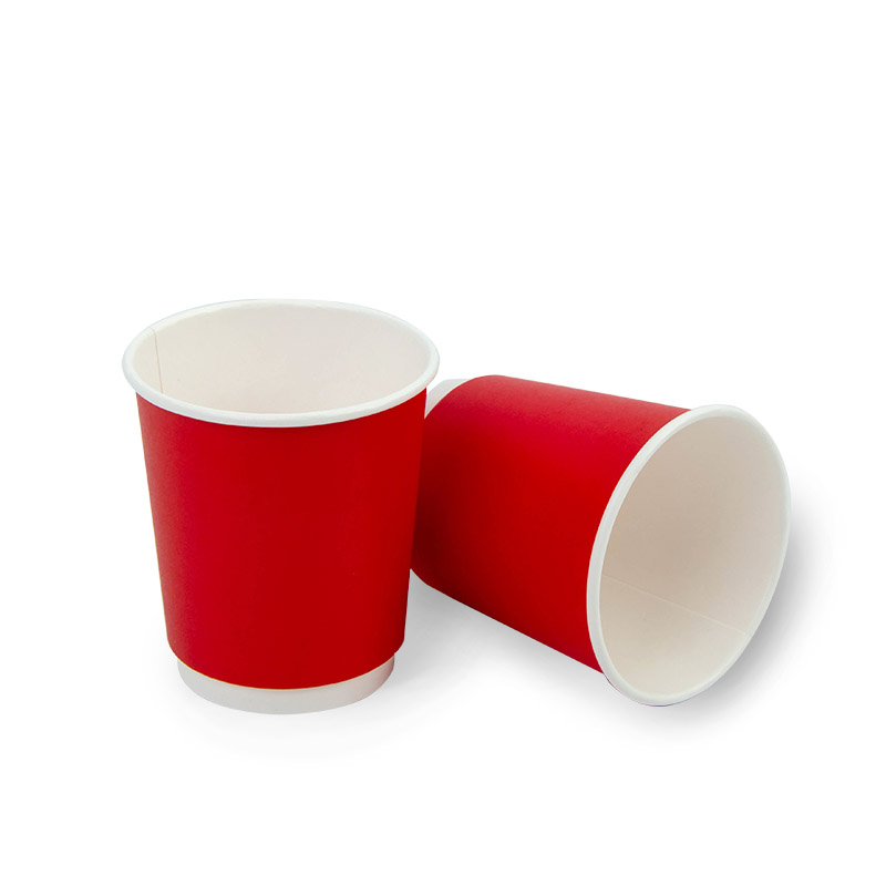 товар Бумажный двухслойный стакан 250 мл красный STDR025