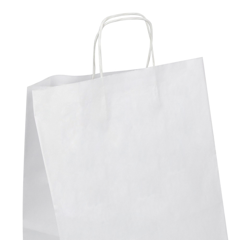 товар Пакет белый крафт с кручеными ручками 320*200*370, 90 BPK137