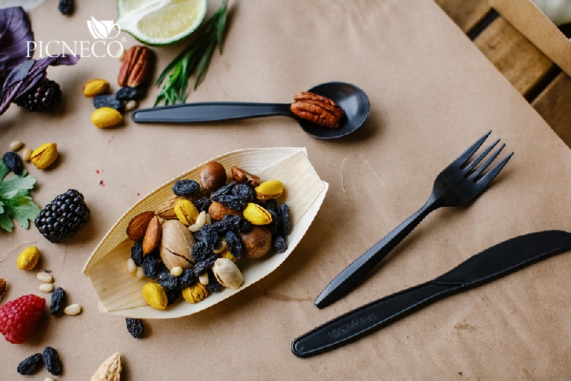 товар Одноразовая вилка черная малая, 150 мм SP016C