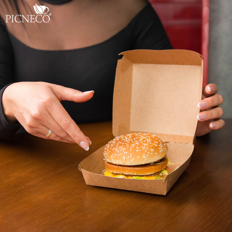 товар Упаковка для бургеров большая, крафт BK057Kr