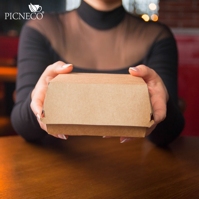 товар Упаковка для бургеров большая, крафт BK057Kr