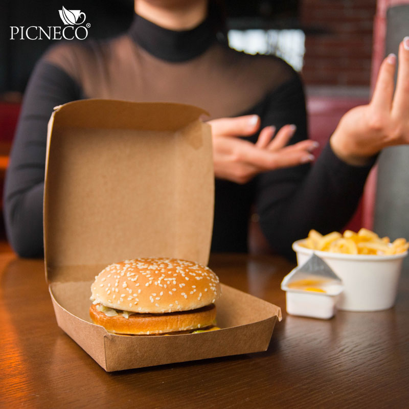 товар Упаковка для бургеров большая, крафт BK057Kr