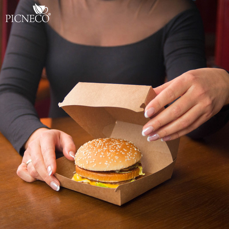 товар Упаковка для бургеров большая, крафт BK057Kr