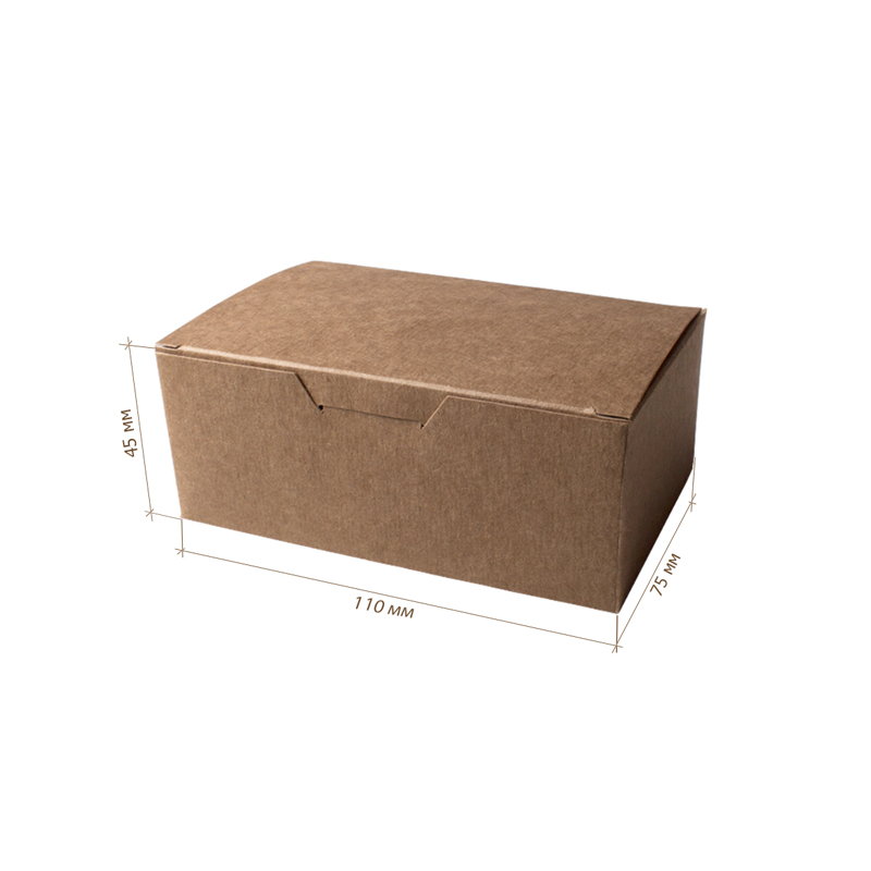 товар Бумажная упаковка для куриных крыльев и наггетсов, малая, крафт BK007Kr