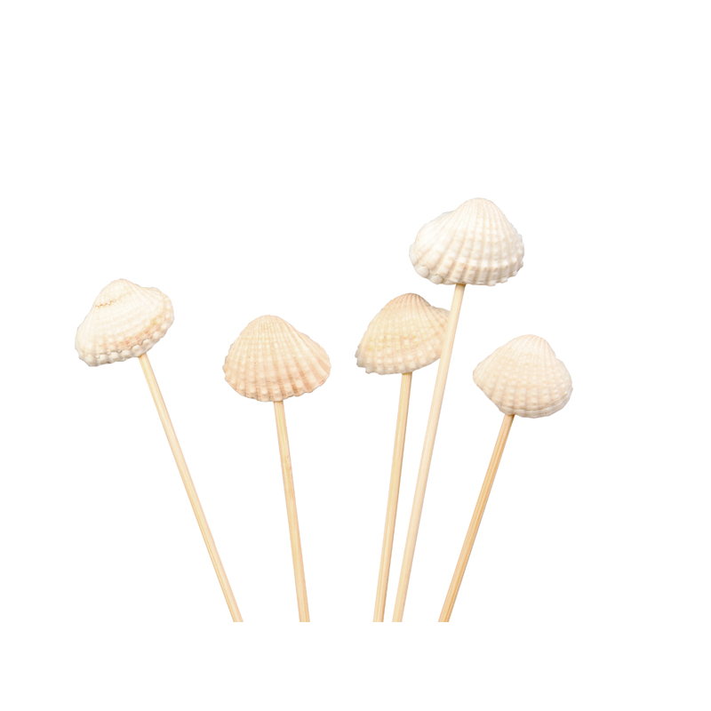 товар Деревянная шпажка для канапе, ракушка, 120 мм DP305