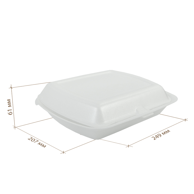товар Ланч-бокс ВПС LBE-1 "А" (белый) 249х207х61мм LBE-1AW