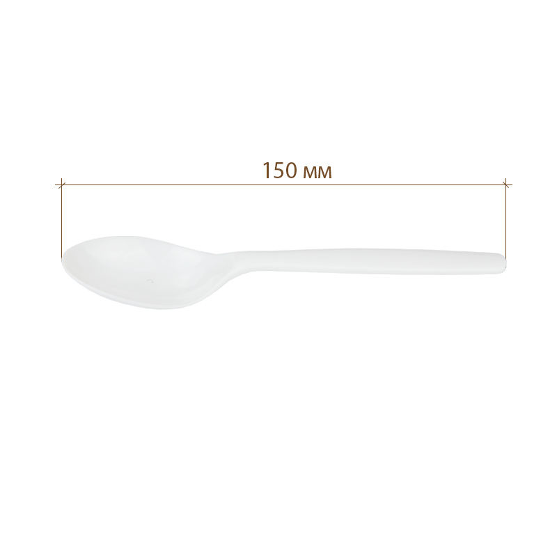 товар Ложка пластиковая ПП 150 мм, белая SPP301W