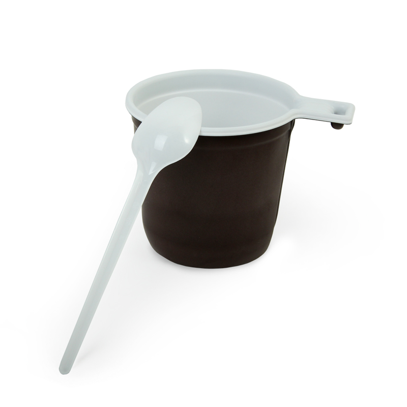 товар Ложка чайная эконом 125 мм, белая SPP604W