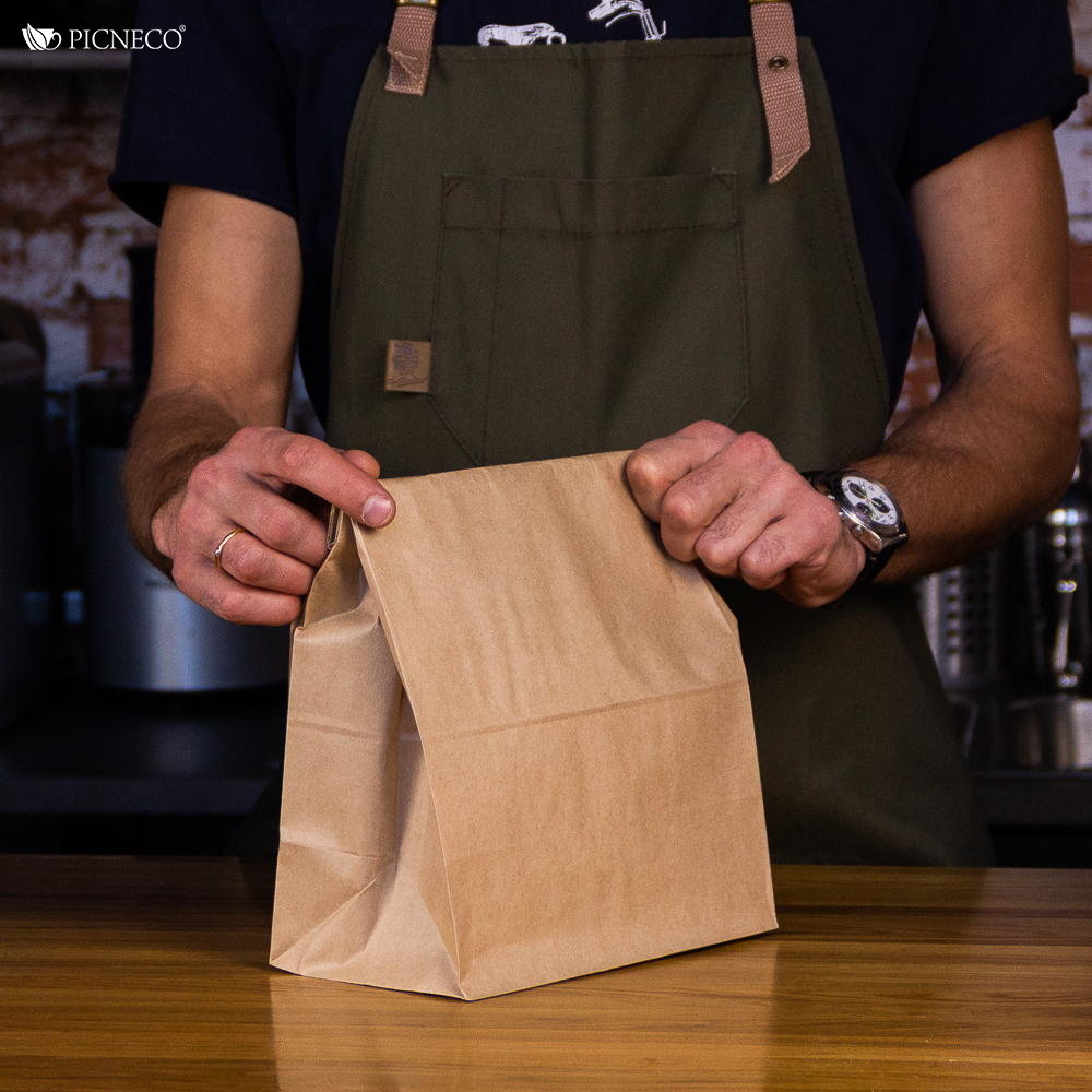 товар Крафт пакет с прямоугольным дном, 220*120*290 мм, 50 г/м KPD122