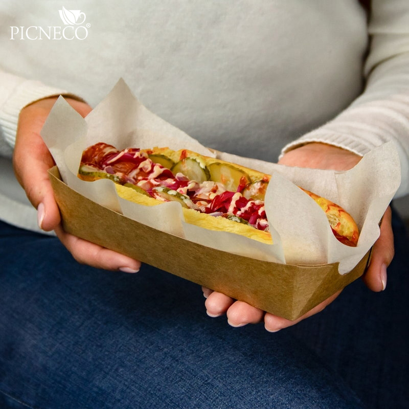 товар Упаковка для хот-догов, картофеля фри, крафт BK051Kr