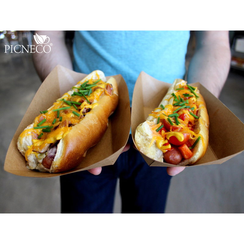 товар Упаковка для хот-догов, картофеля фри, крафт BK051Kr