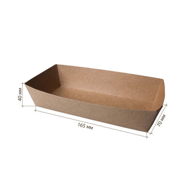 товар Упаковка для хот-догов, картофеля фри, крафт BK051Kr