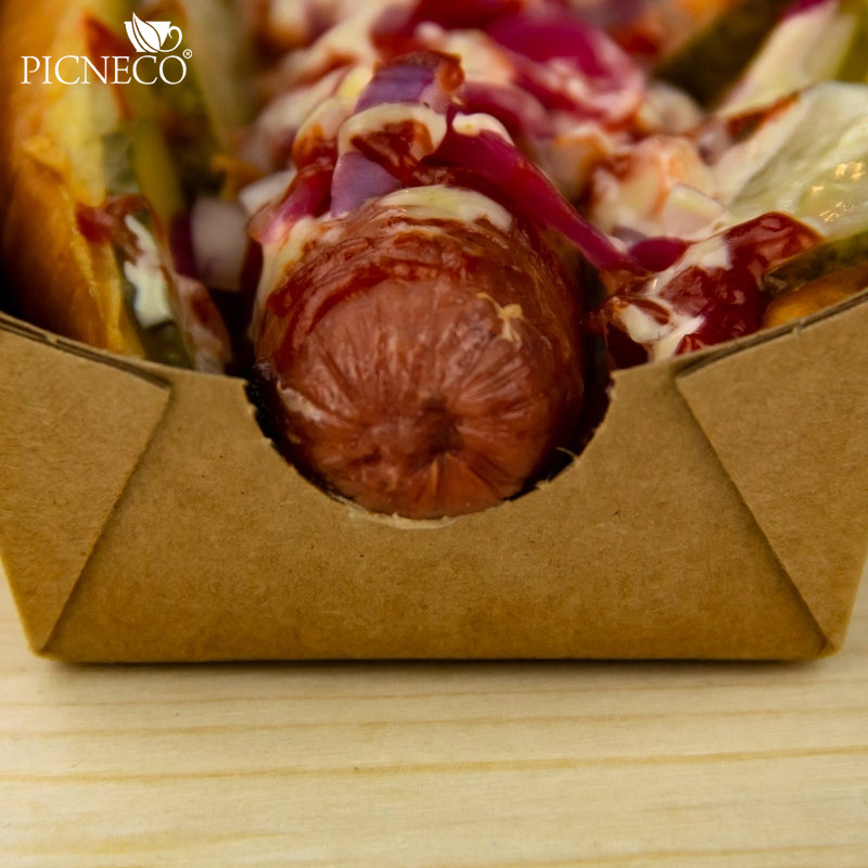 товар Упаковка для хот-догов, картофеля фри, крафт BK051Kr