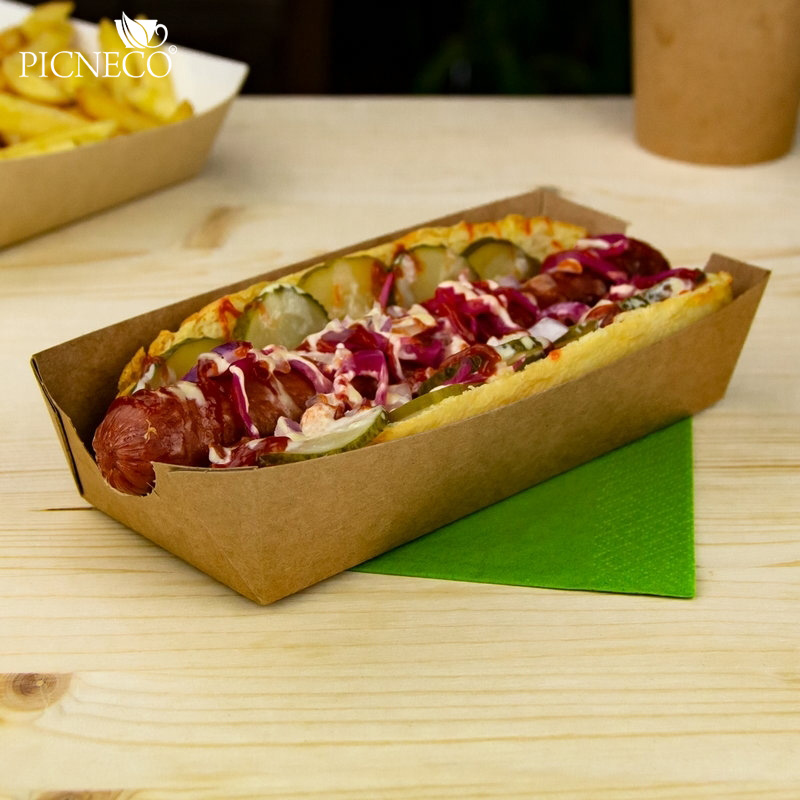 товар Упаковка для хот-догов, картофеля фри, крафт BK051Kr