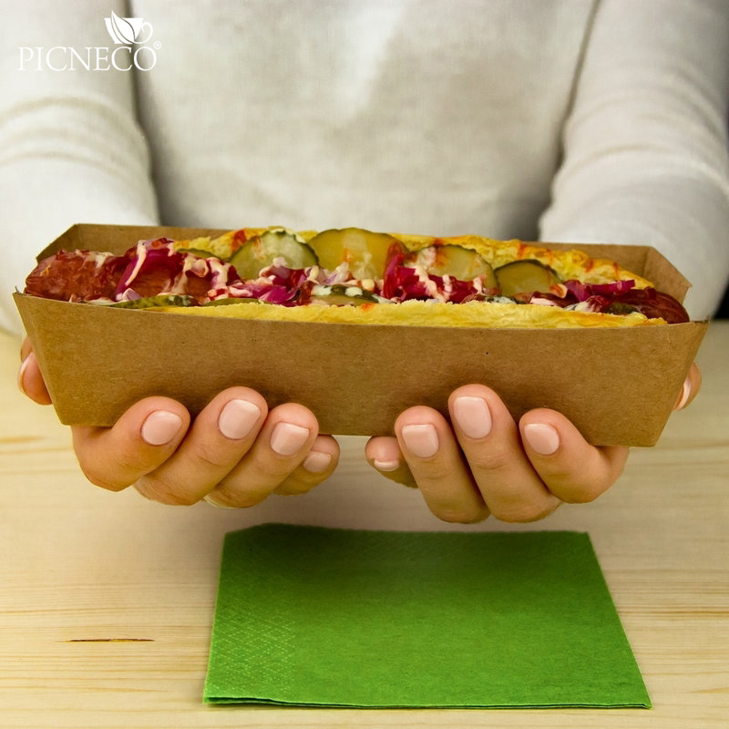 товар Упаковка для хот-догов, картофеля фри, крафт BK051Kr